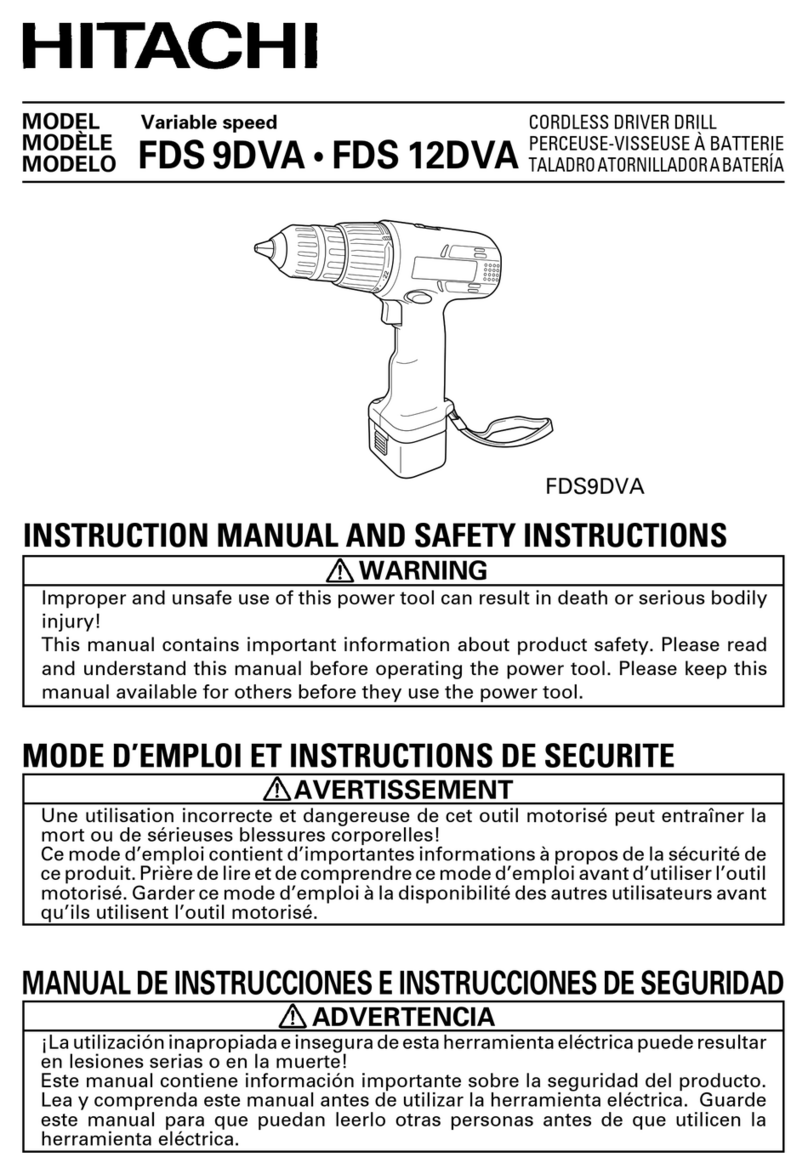 Hitachi FDS 9DVA Safety and instruction manual