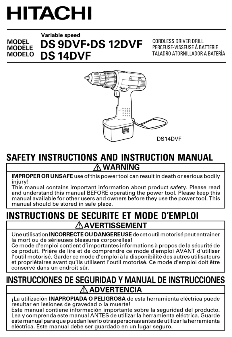 Hitachi DS 14DVF Troubleshooting guide