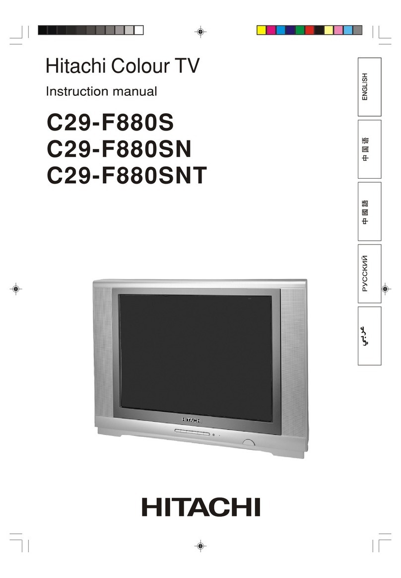 Hitachi C29-F880SN User manual Hitachi C29-F880SN User manual