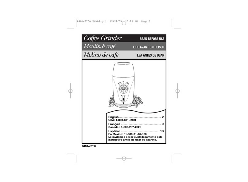Hamilton Beach 80365C owner's manual