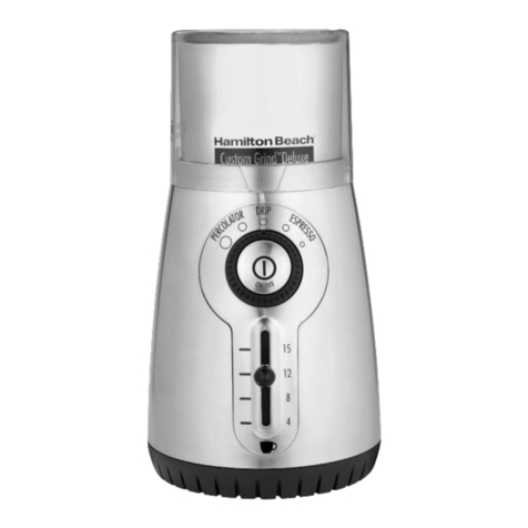 Hamilton Beach 80374 - Custom Grind Hands-Free Coffee... User manual