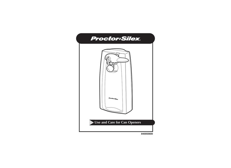 Proctor-Silex 840055600 Installation instructions Proctor-Silex 840055600 Installation instructions