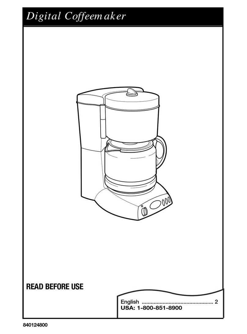 Hamilton Beach 840124800 User manual