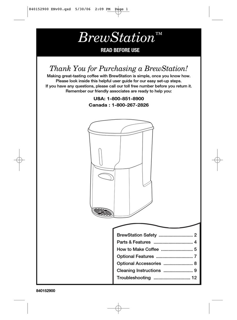 Hamilton Beach BrewStation 47535C owner's manual