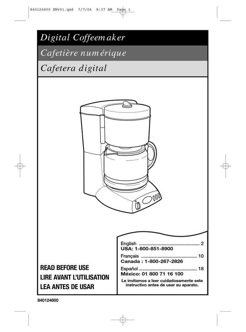 Hamilton Beach 46924 User manual