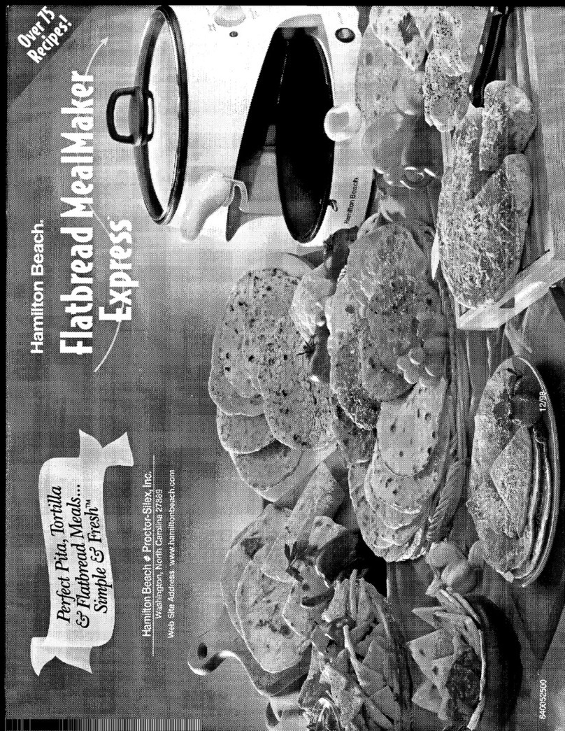 Hamilton Beach MealMaker Express 80200 Use & care guide