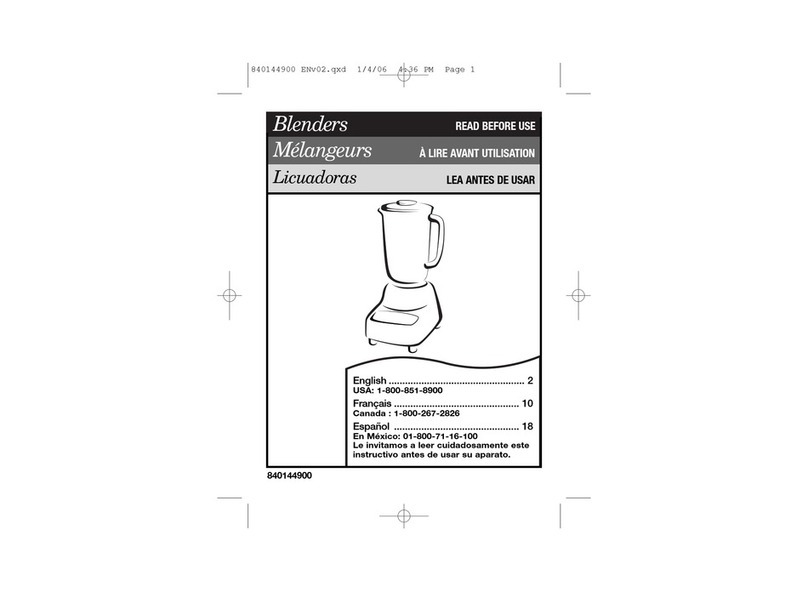 Hamilton Beach 52230C instruction manual