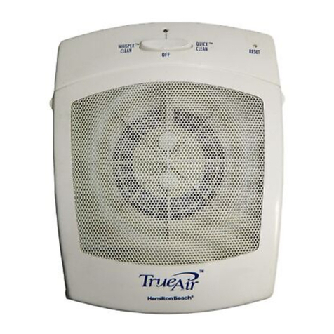 Hamilton Beach TrueAir 840088700 Use & care guide