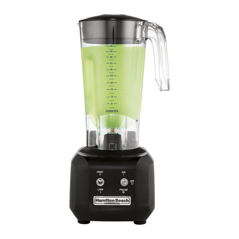 Hamilton Beach HBB250 Operation manual