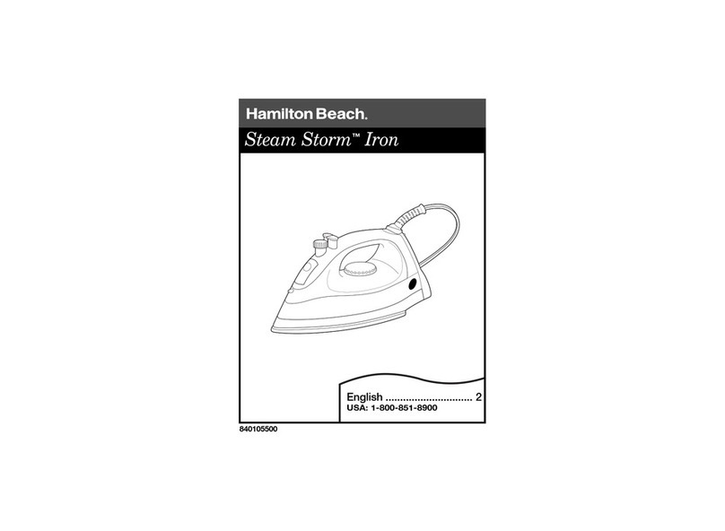 Hamilton Beach 840105500 User manual