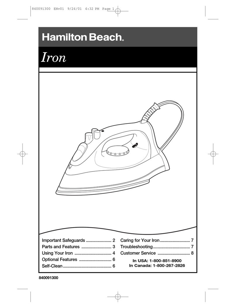 Hamilton Beach 840091300 Use & care guide