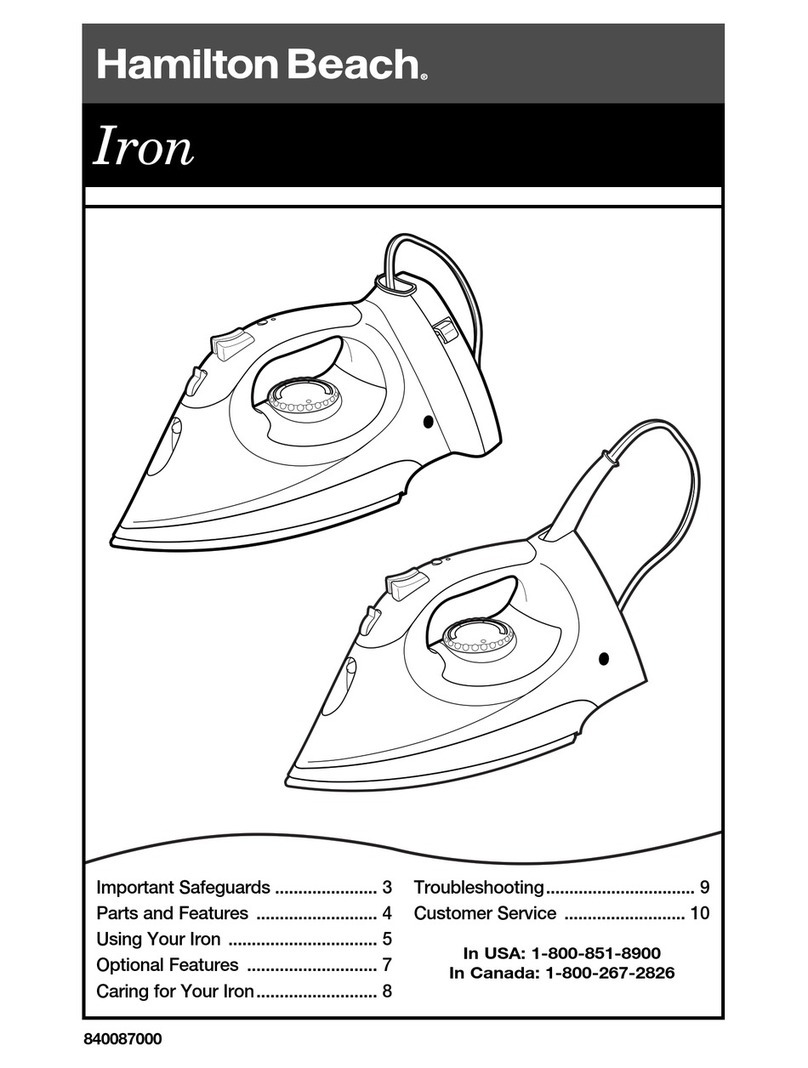 Hamilton Beach 840087000 User manual