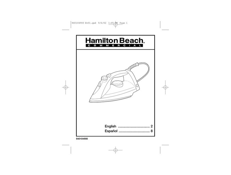 Hamilton Beach 840104900 Use & care guide