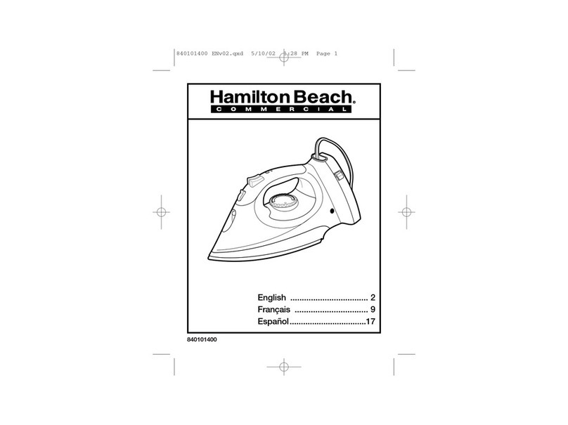 Hamilton Beach 19031 User manual