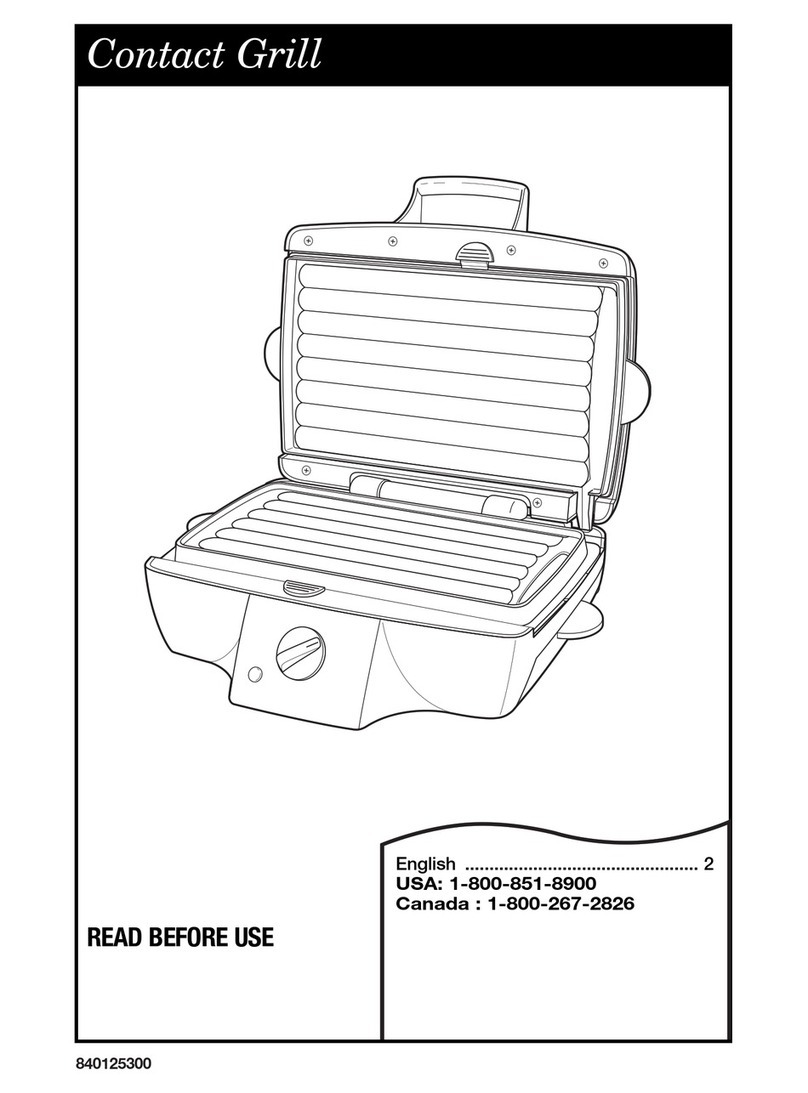 Hamilton Beach 840125300 User manual