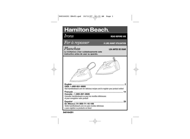 Hamilton Beach 840164201 User manual