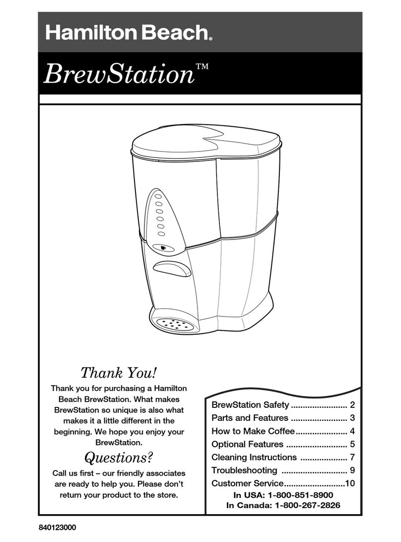 Hamilton Beach BrewStation instructions