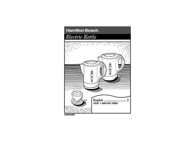 Hamilton Beach 840055200 User manual