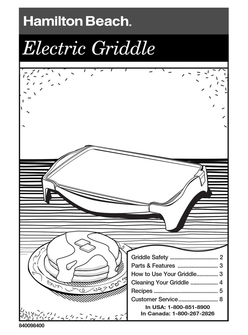 Hamilton Beach 840098400 instruction manual