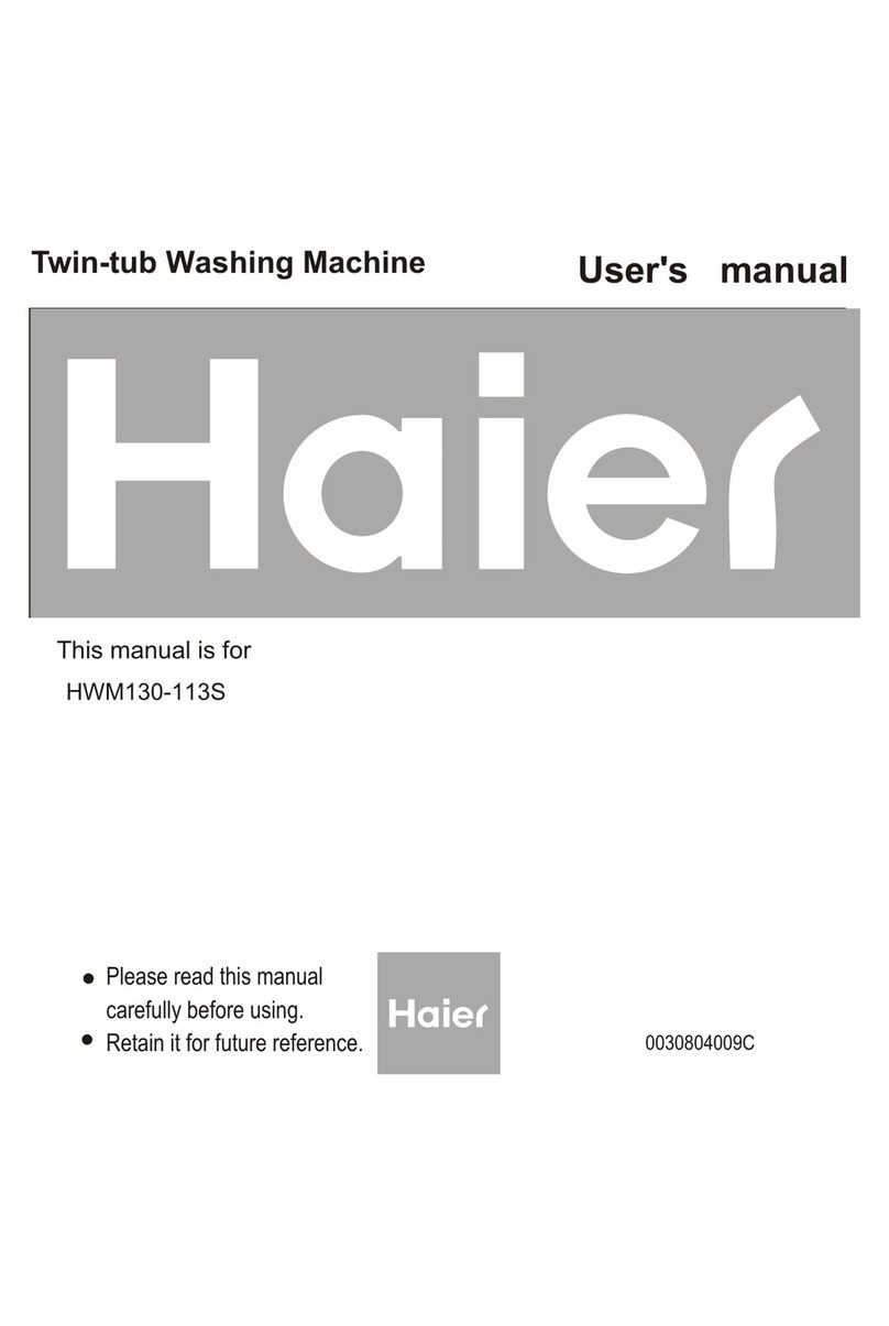 Haier HWM130-113S User manual
