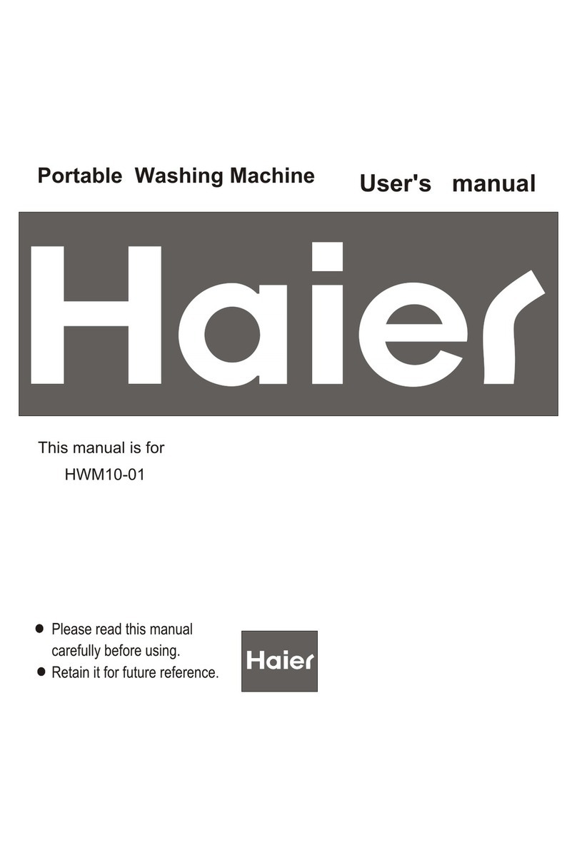 Haier HWM10-01 User manual