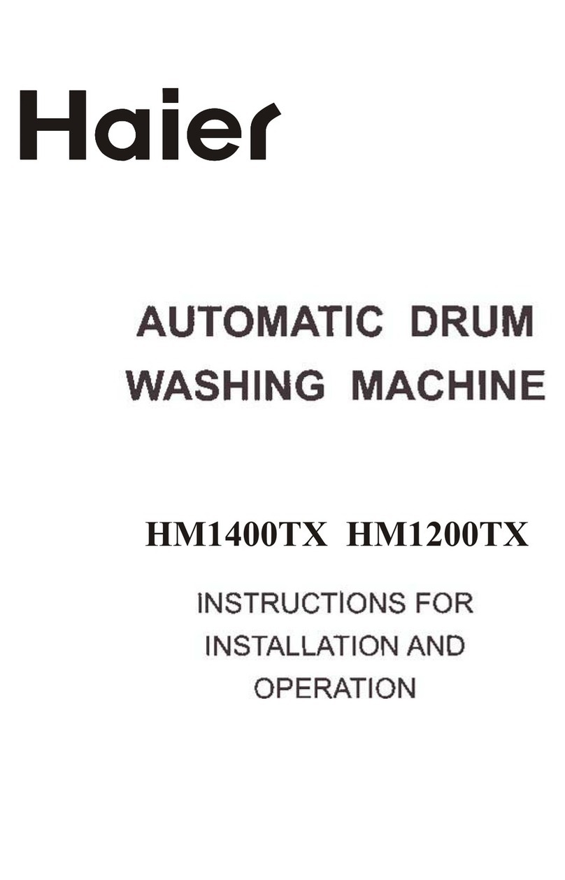 Haier HM1400TX Instructions for installation and operation Haier HM1400TX Instructions for installation and operation