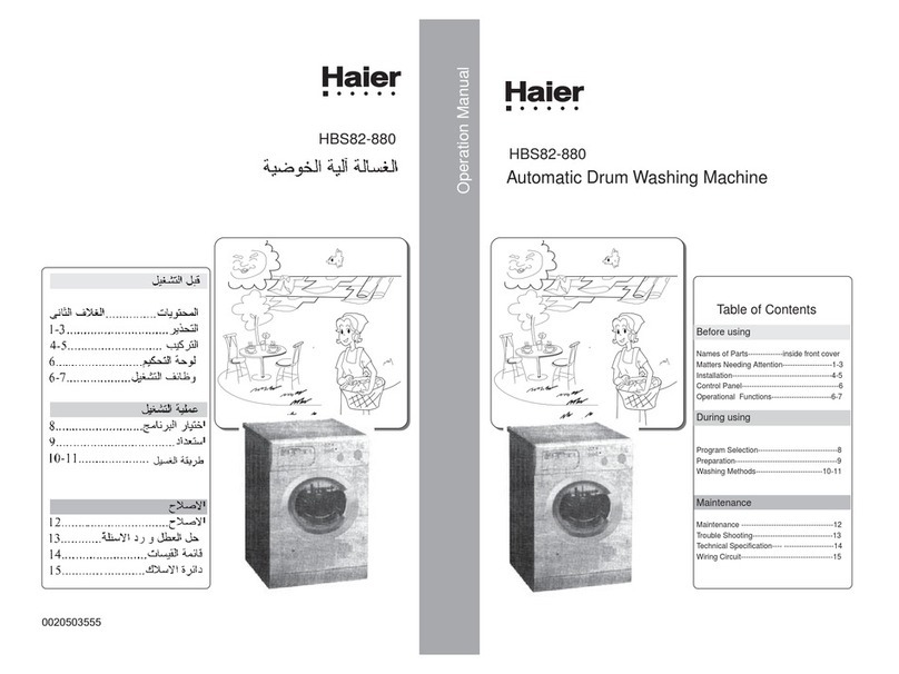 Haier HBS82-880 User manual