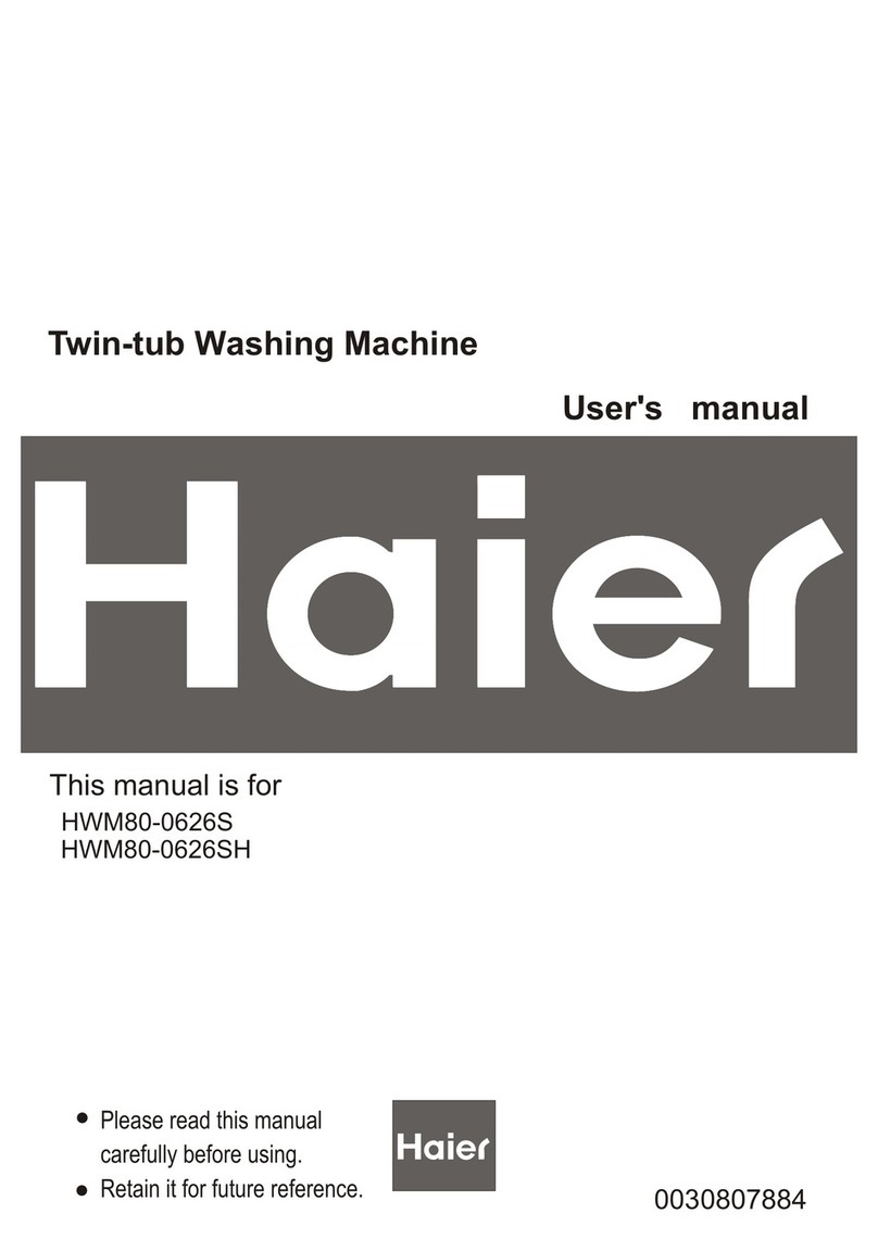 Haier HWM80-0626S User manual