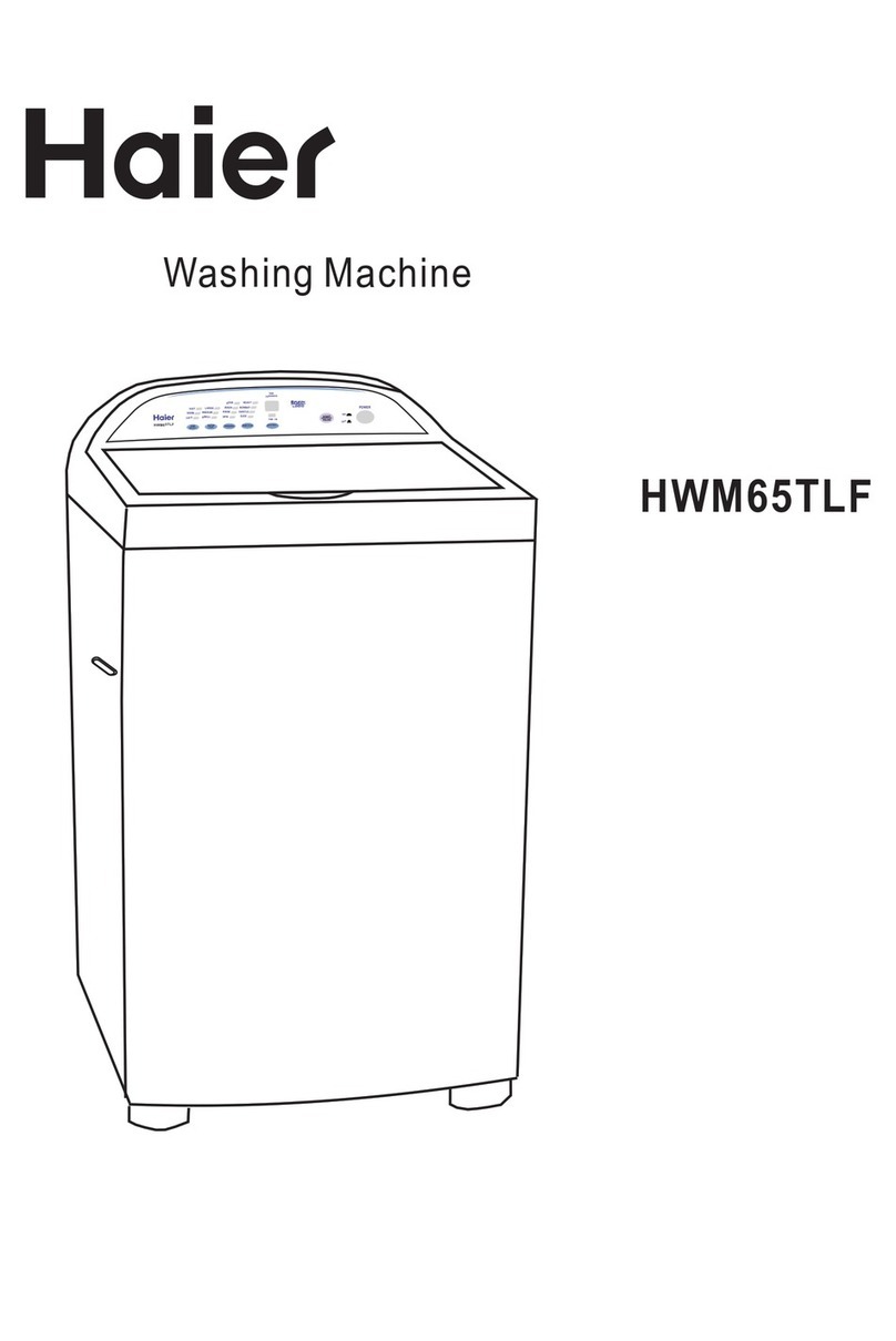 Haier HWM65TLF User manual Haier HWM65TLF User manual