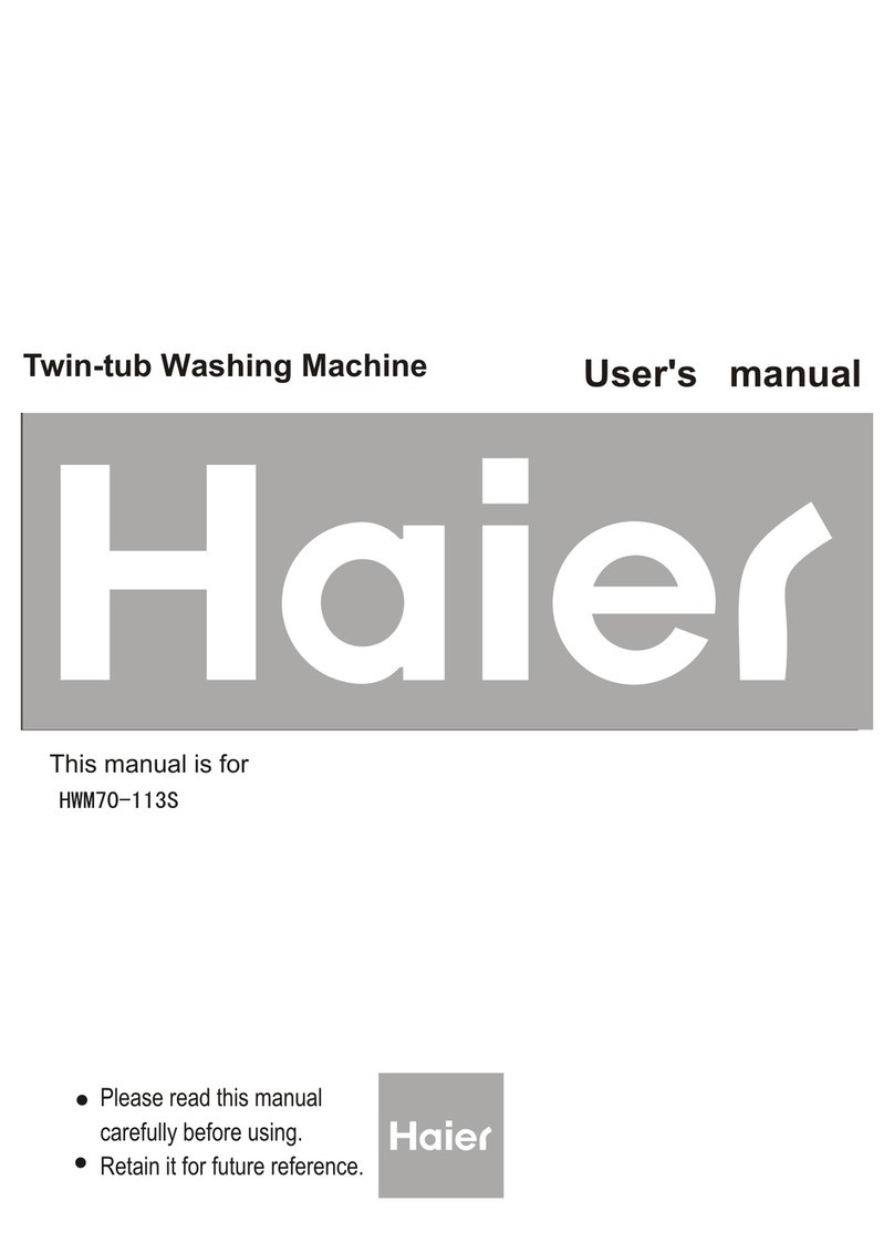 Haier HWM70-113S User manual Haier HWM70-113S User manual