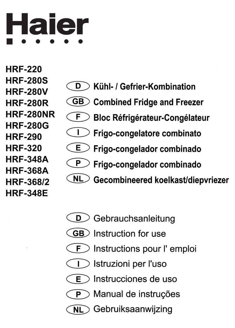 Haier HRF-220 User manual