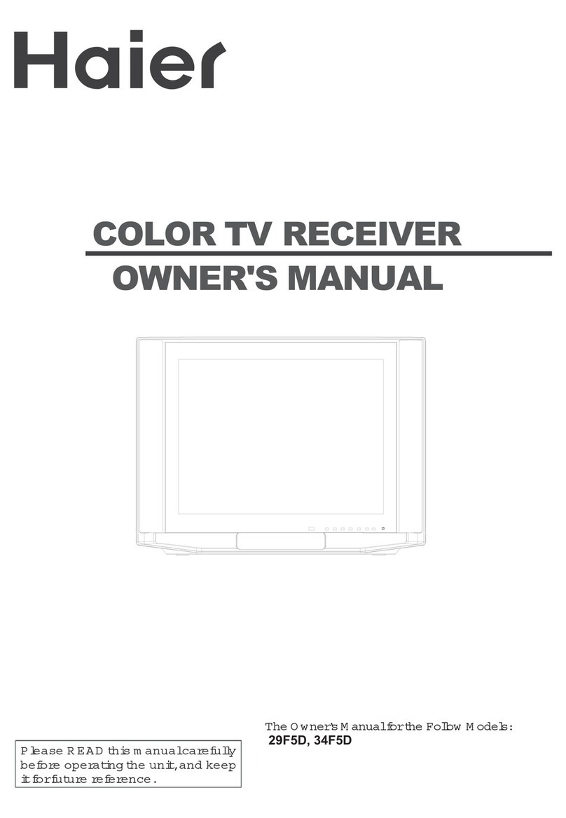 Haier 29F5D User manual Haier 29F5D User manual