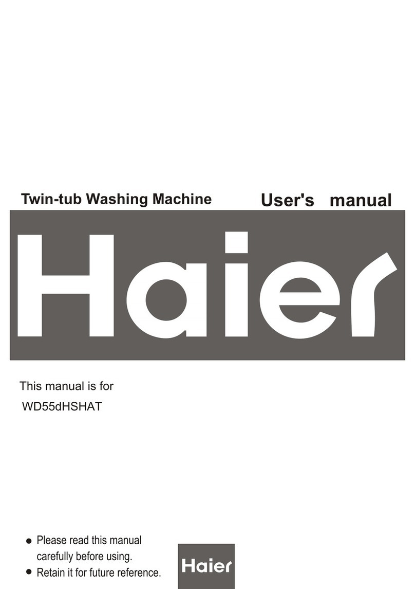 Haier WD55dHSHAT User manual
