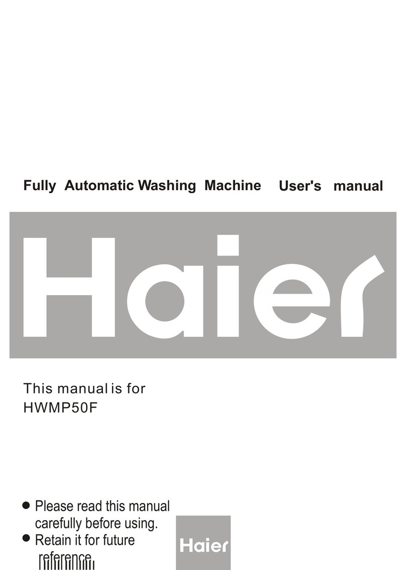 Haier HWMP50F User manual