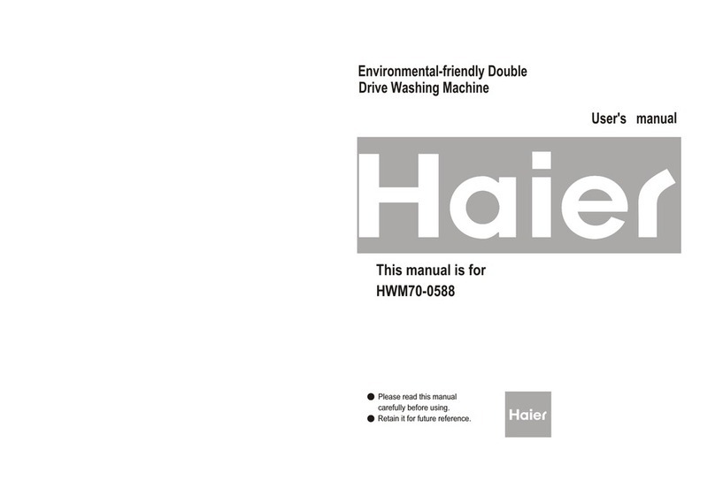 Haier HWM70-0588 User manual