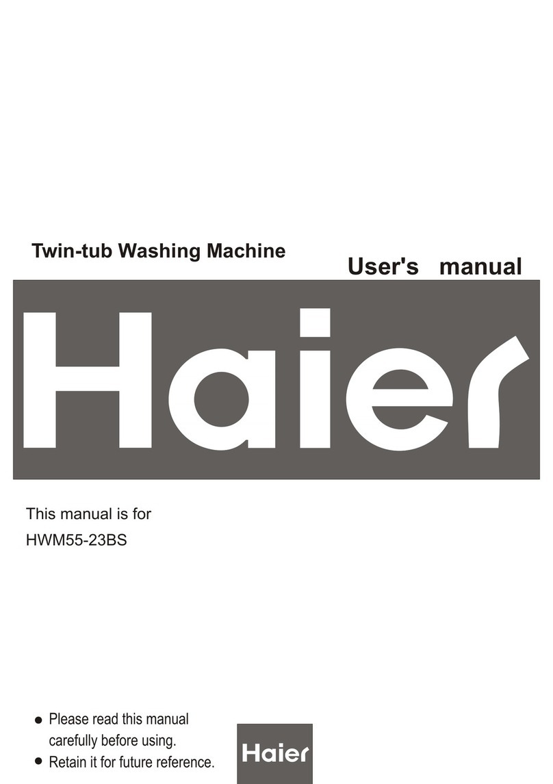 Haier HWM55-23BS User manual
