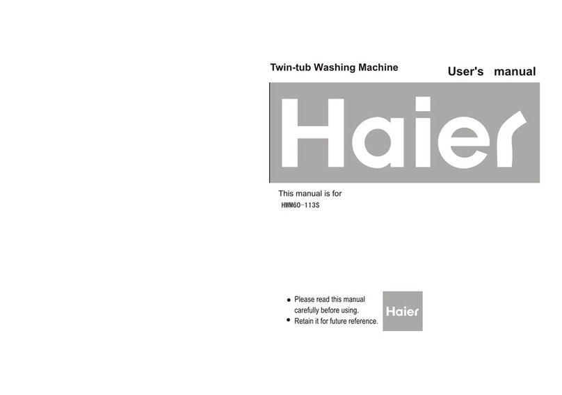 Haier HWM60-113S User manual