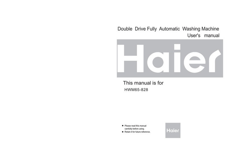 Haier HWM65-828 User manual Haier HWM65-828 User manual