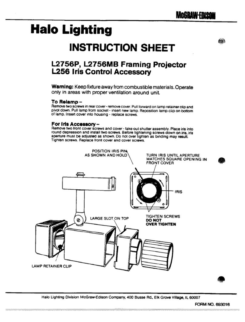 Halo L2756MB instruction sheet