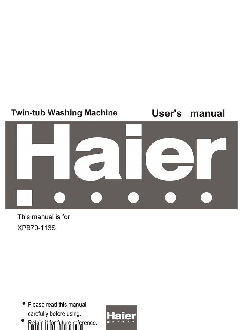 Haier XPB70-113S User manual