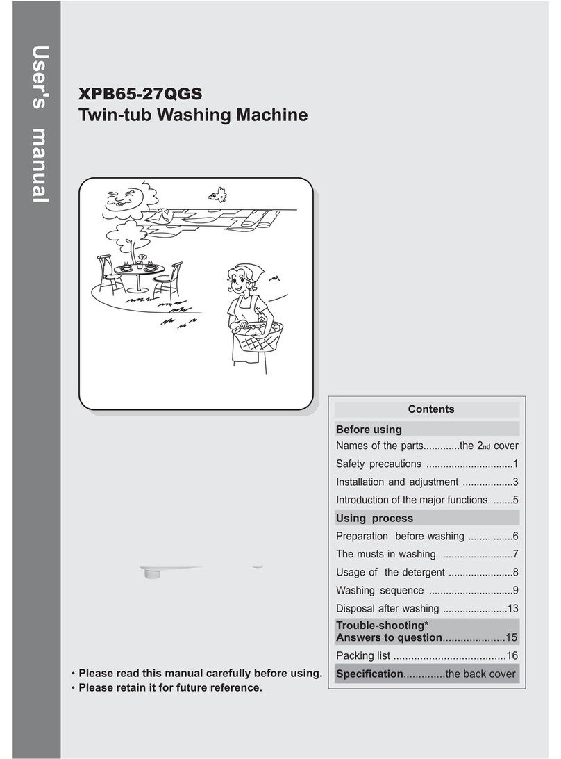 Haier XPB65-27QGS User manual
