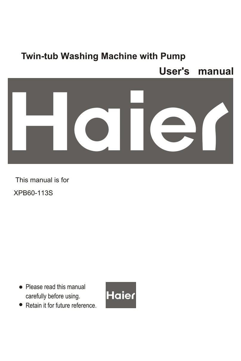 Haier XPB60-113S User manual