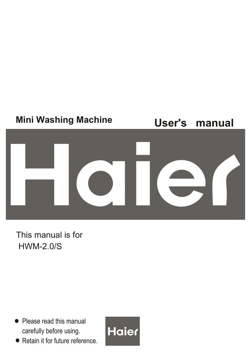 Haier HWM-2.0/S user manual Haier HWM-2.0/S user manual