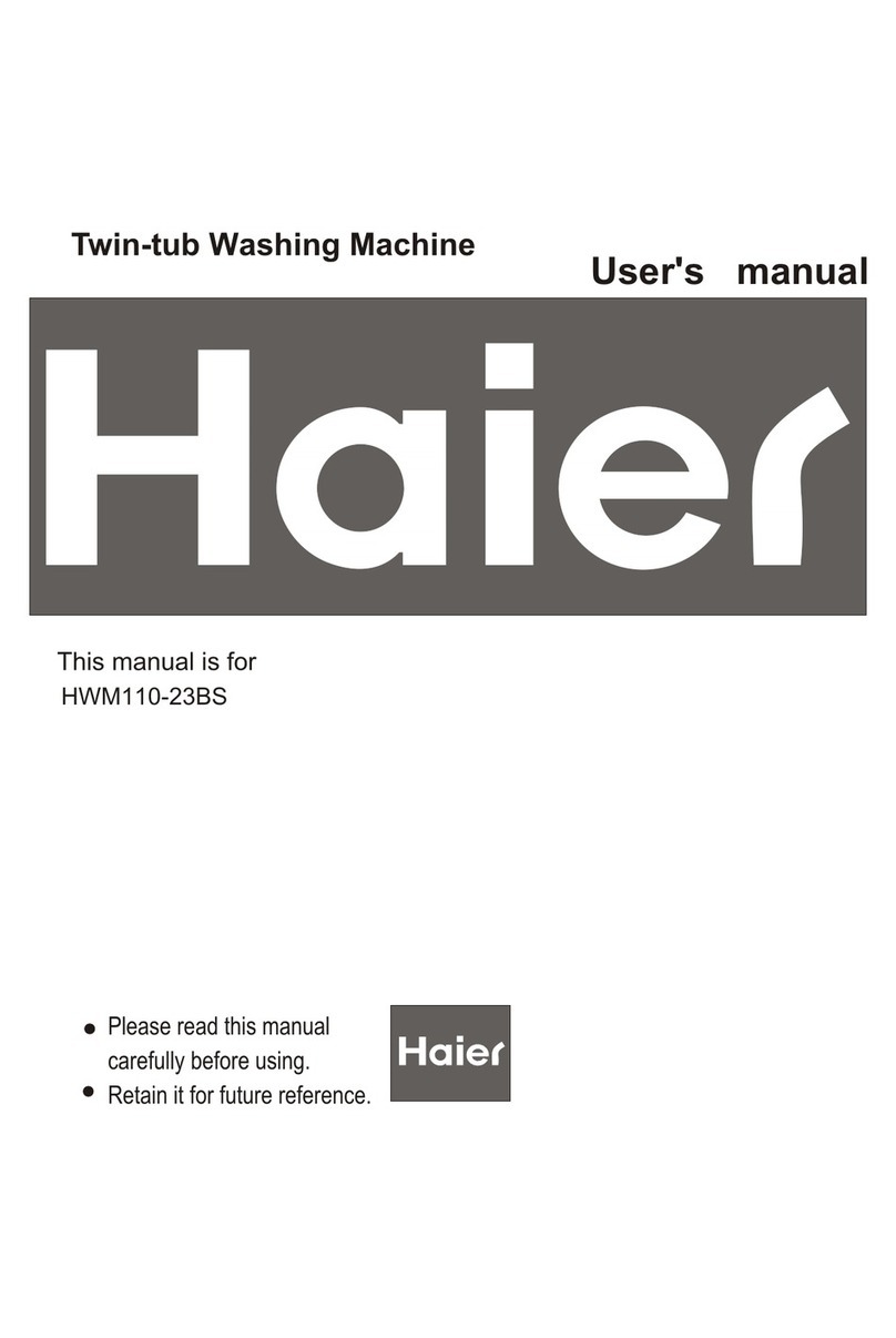 Haier HWM110-23BS User manual