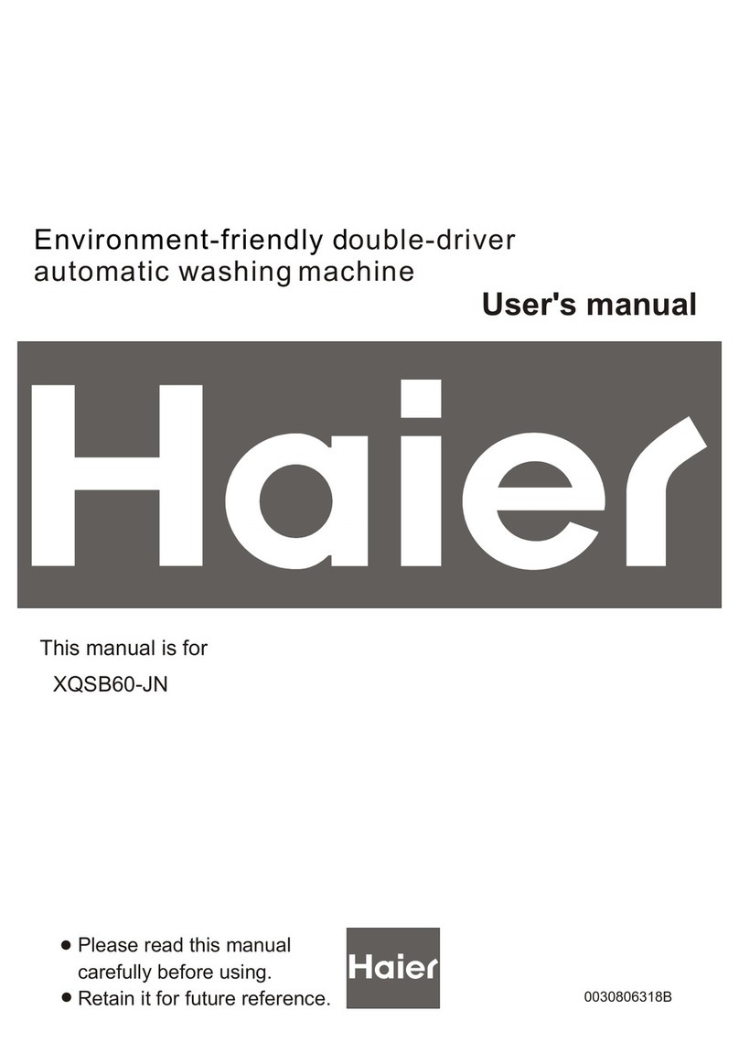 Haier XQSB60-JN user manual