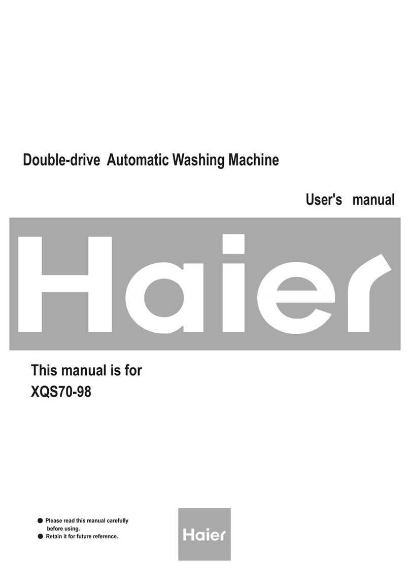 Haier XQS70-98 User manual