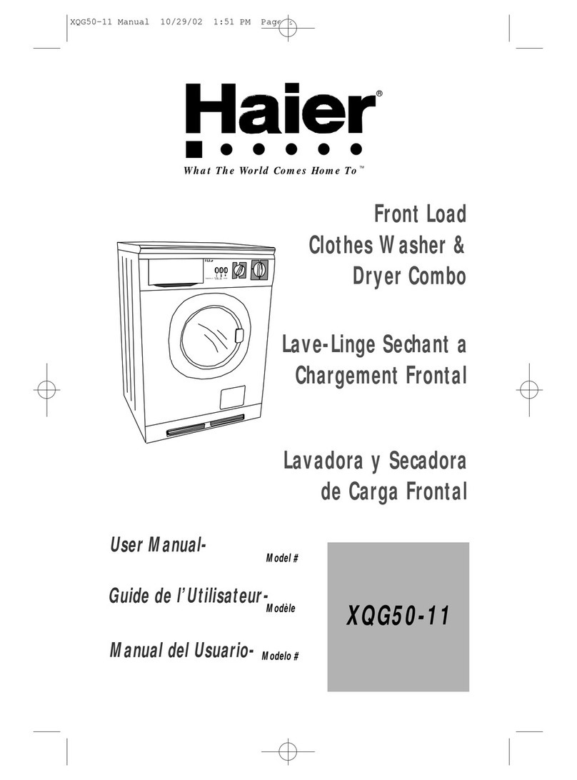Haier XQG50-11 user manual