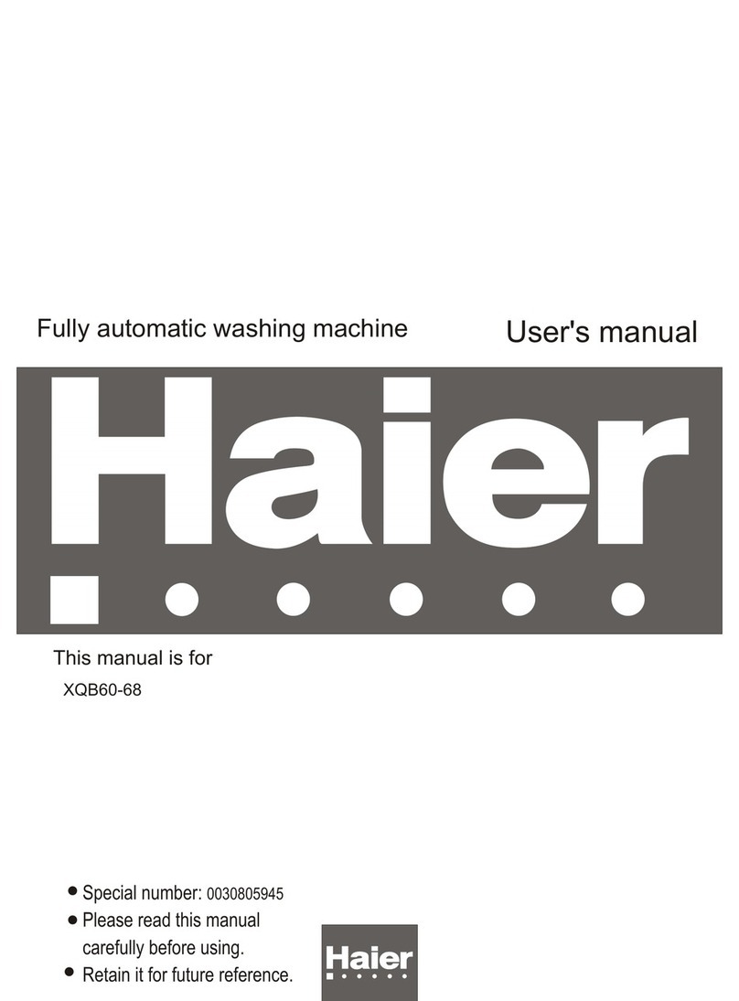 Haier XQB60-68 User manual