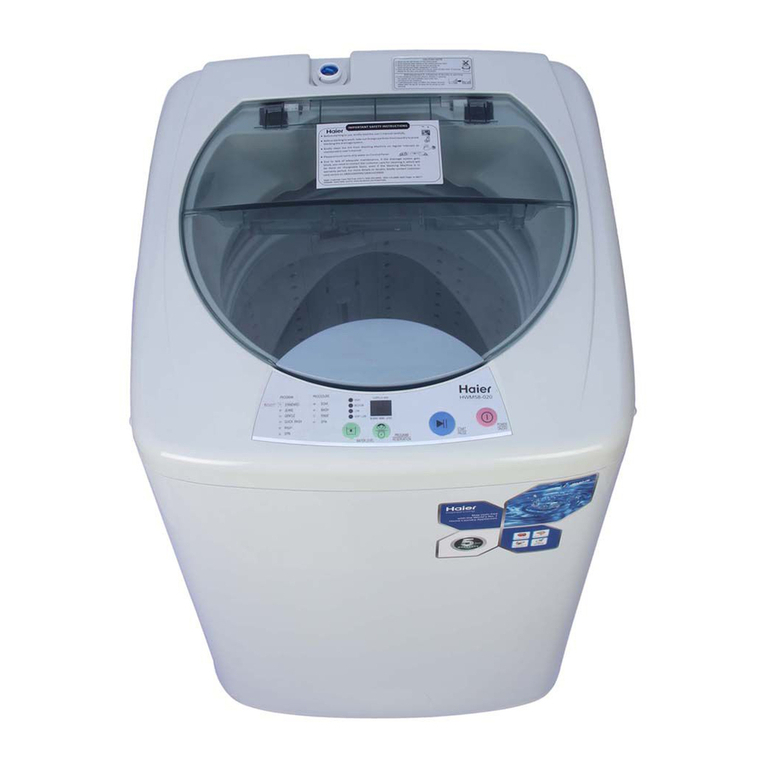 Haier XQB55-10 User manual