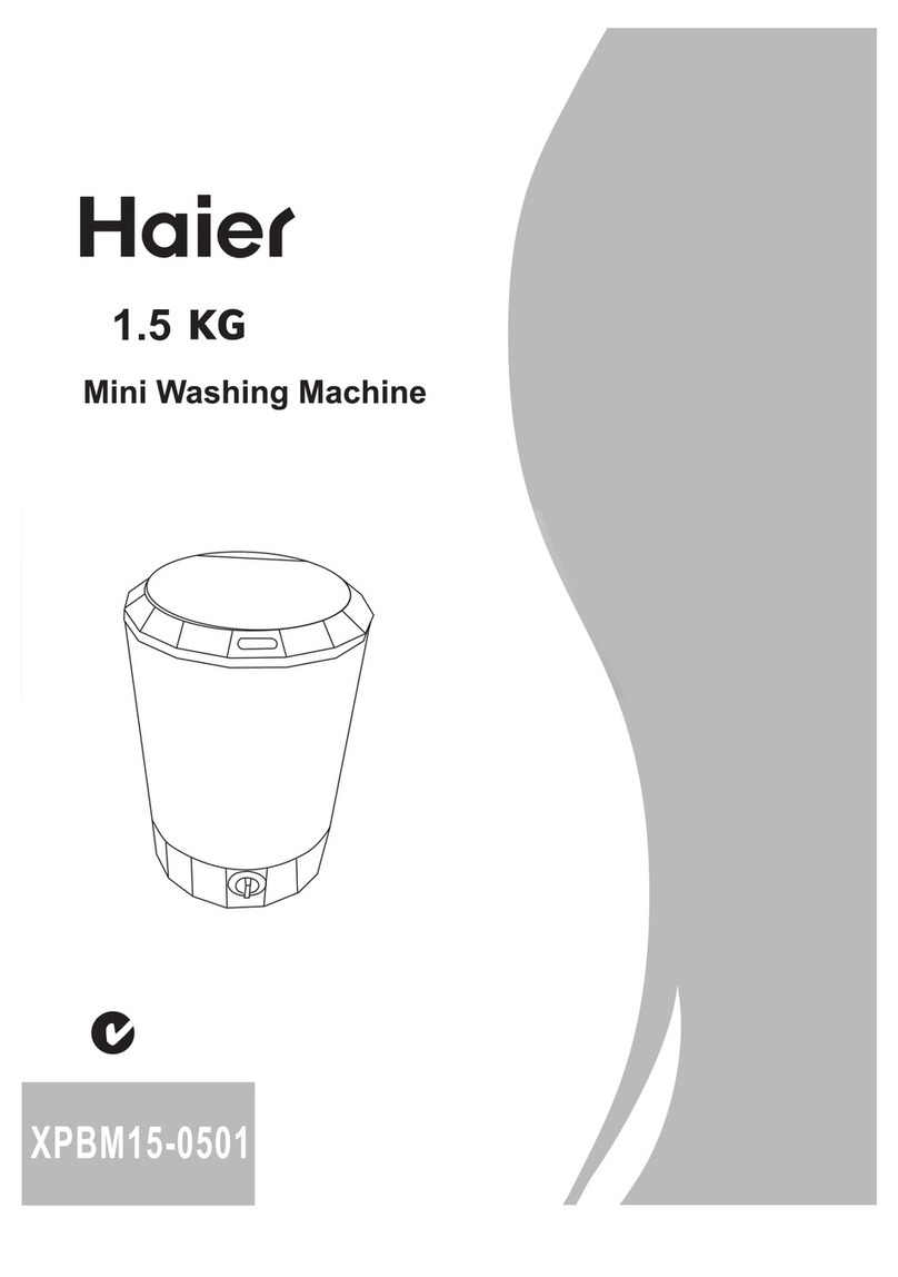 Haier XPBM15-0501 User manual Haier XPBM15-0501 User manual